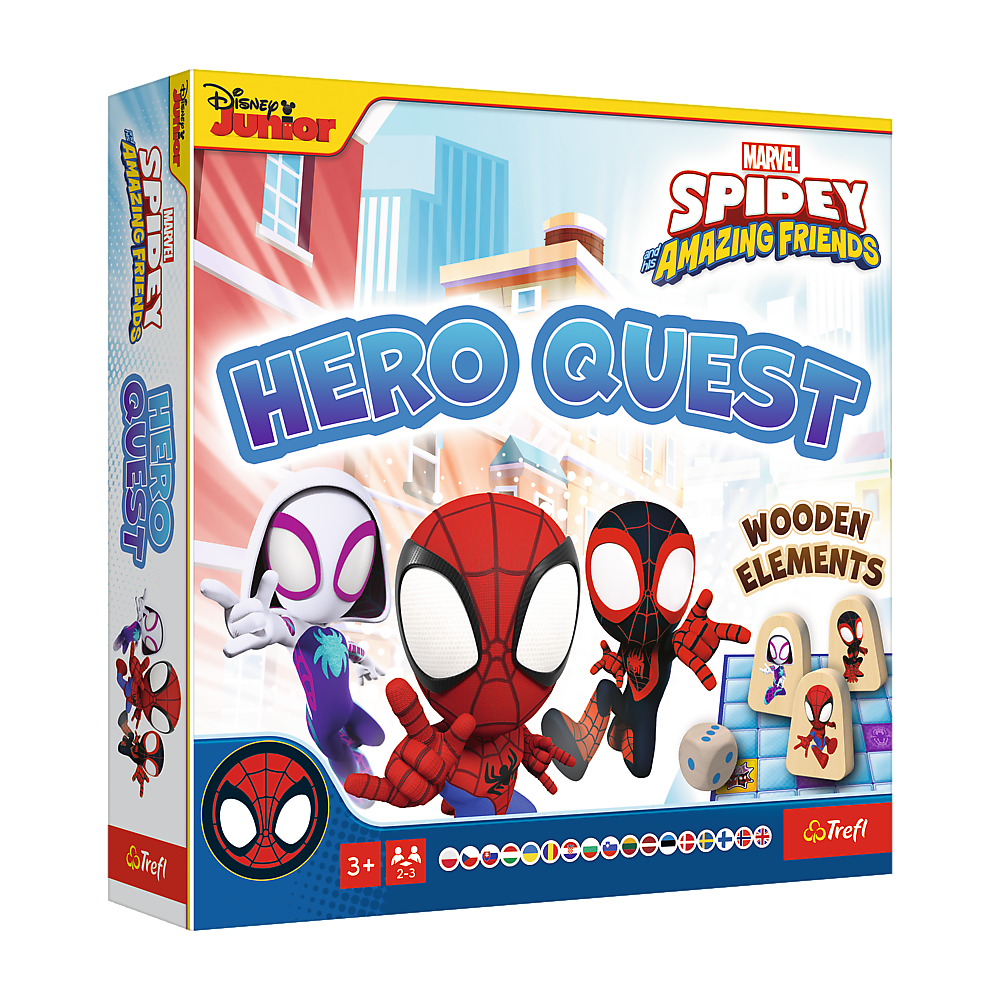 Hero Quest Spidey Spider-Man Board Game Trefl 02436 (2)