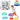 Sensory Path Balance Stones for Kids Colorful 5pcs