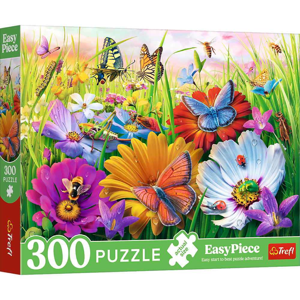 Puzzle - 300 EasyPiece - Insects in the Meadow Trefl 23103