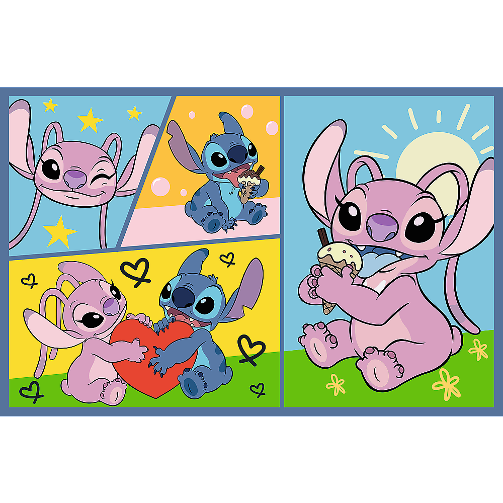 2x70-piece puzzle: With Stitch, there’s never a dull moment Disney Lilo & Stitch Trefl 34444 (2)