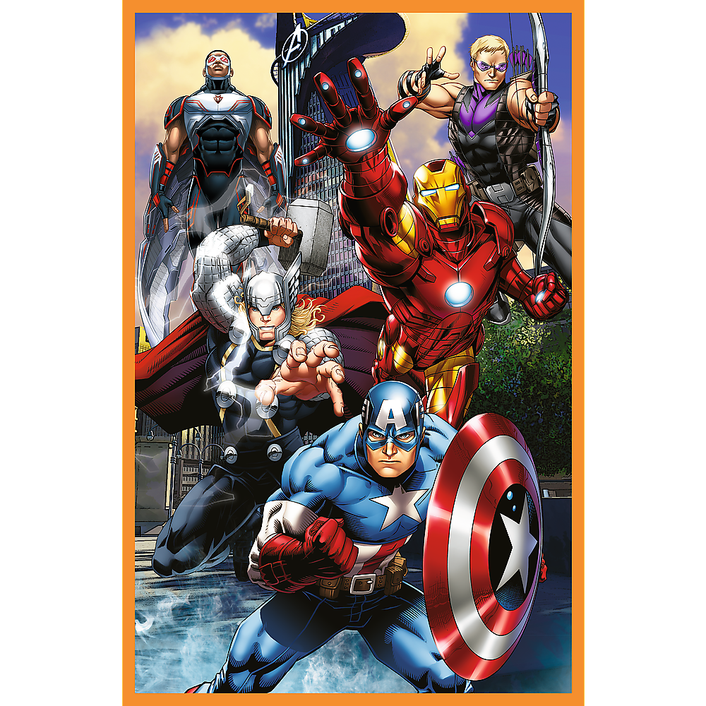 Puzzle - 3x80 - Days Full of Action - Disney Marvel The Avengers Trefl 34883 (2)