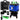 4D Laser Level 16 Lines Case 2 Batteries Blue