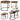 2-in-1 set of round coffee tables, vintage natural wood, 70x50cm, 45x44cm