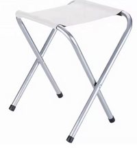 Foldable camping table set with 4 chairs, grey (3)