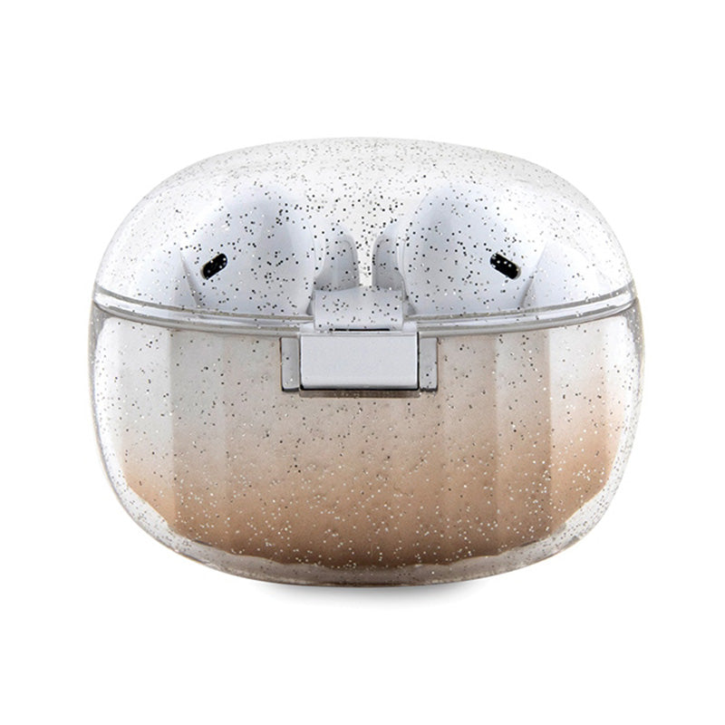 Guess Glitter Gradient - TWS Bluetooth headphones + charging case (gold) (2)
