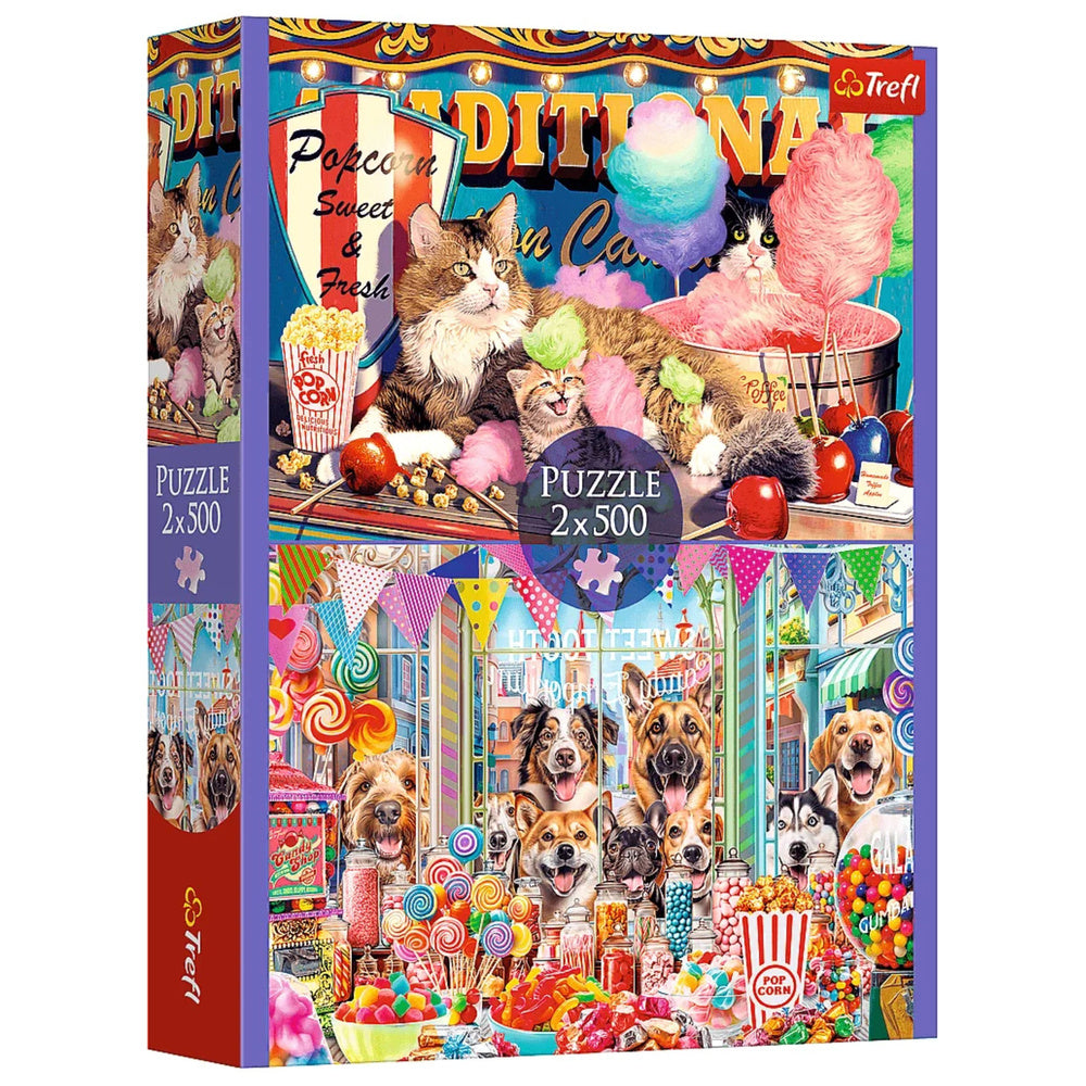 Puzzle - 2x500 - Fluffy Friends Trefl 37495