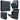 Large mailbox for letters and newspapers, anthracite, 37x37x11 cm