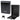 Letterbox for mail, galvanized steel, black, 32x21.5x8.5cm
