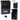 Letter box for mail, galvanized steel, black, 26.5x18.5x6.5cm