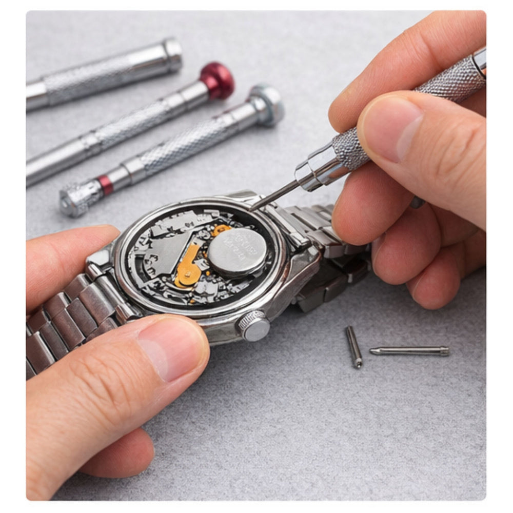 Watch repair kit, professional tool case, 147-piece (2)