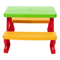 Dorex Children's Garden Table and Bench Set, Red 5067 (3)