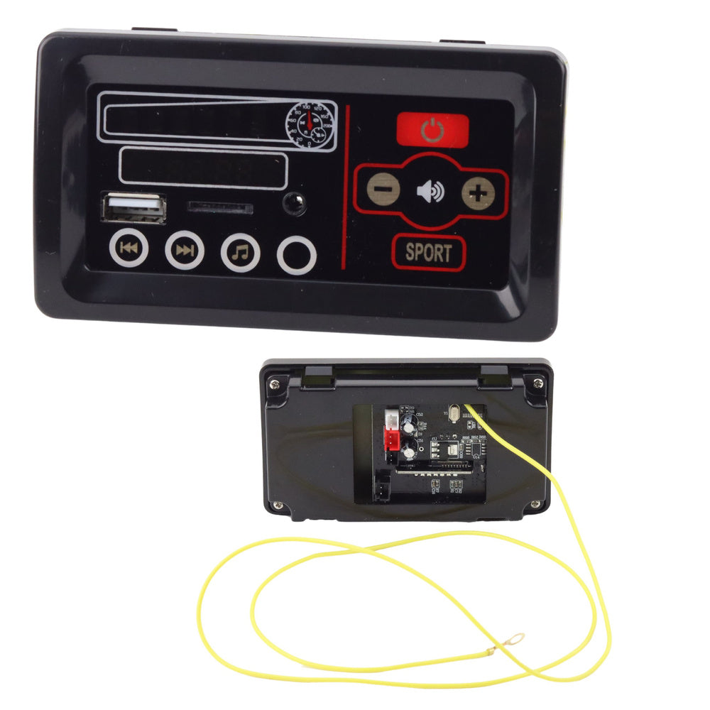 Music panel for a battery-operated vehicle - 12 V