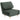 2-in-1 Sleeper Chair Guest Bed, Adjustable Headrest Corduroy Look 82 cm x 87 cm x 89 cm Green