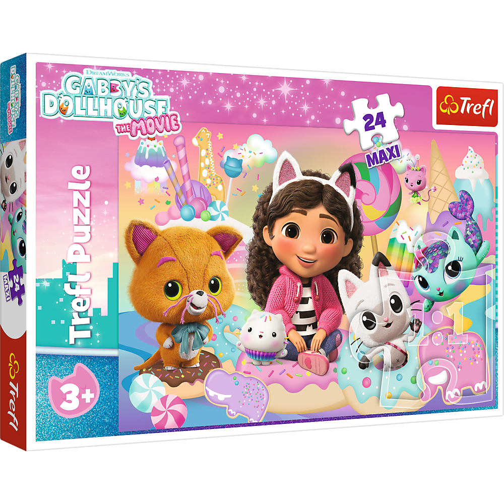Puzzle – 24 Maxi – Gabby's Dollhouse – Trefl 14381