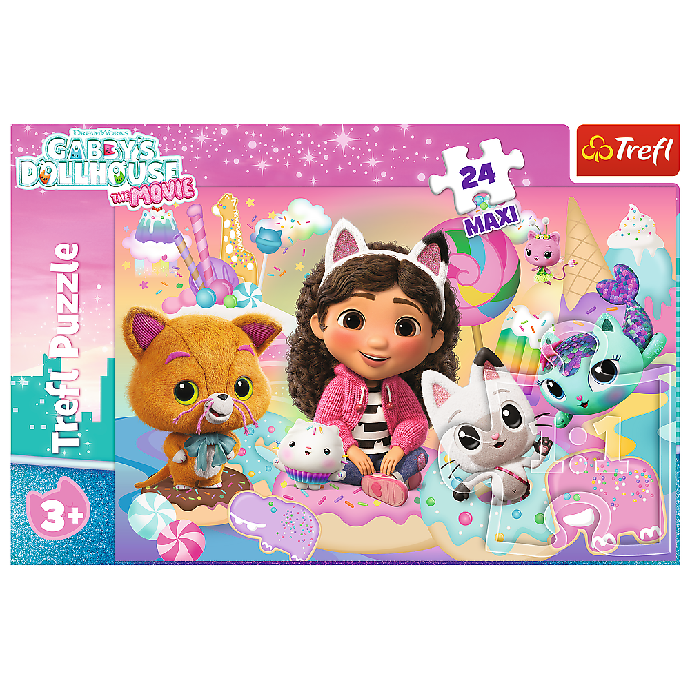 Puzzle – 24 Maxi – Gabby's Dollhouse – Trefl 14381 (3)