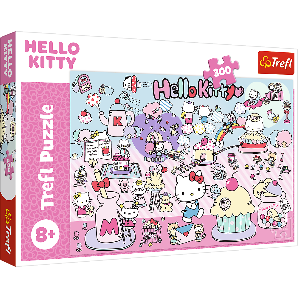Puzzle – 300 pieces – Discover the world of Hello Kitty – Hello Kitty Trefl 23031
