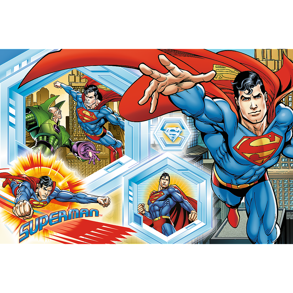 Puzzle 300 – Indestructible Superman – Warner Superman Trefl 23032 (2)