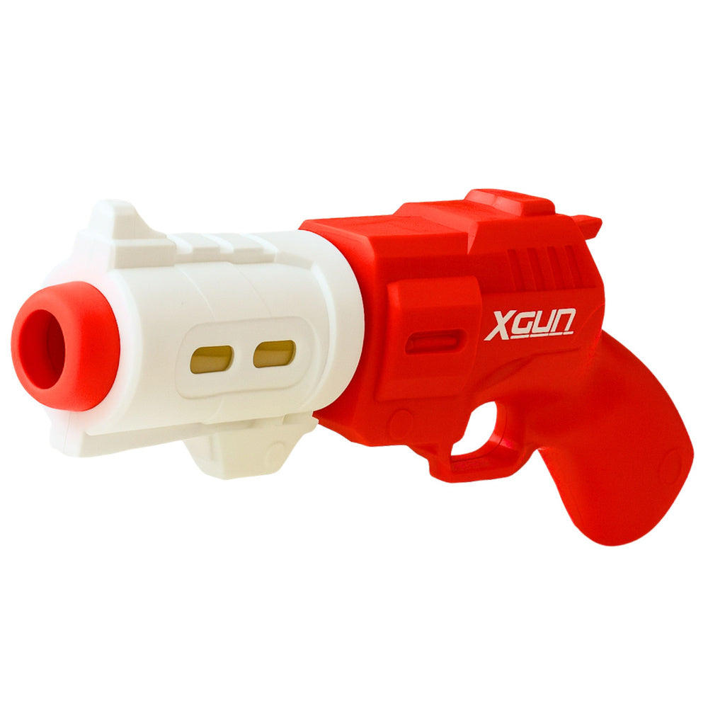Pistol toy for soft foam balls XGUN Red 6 pieces.