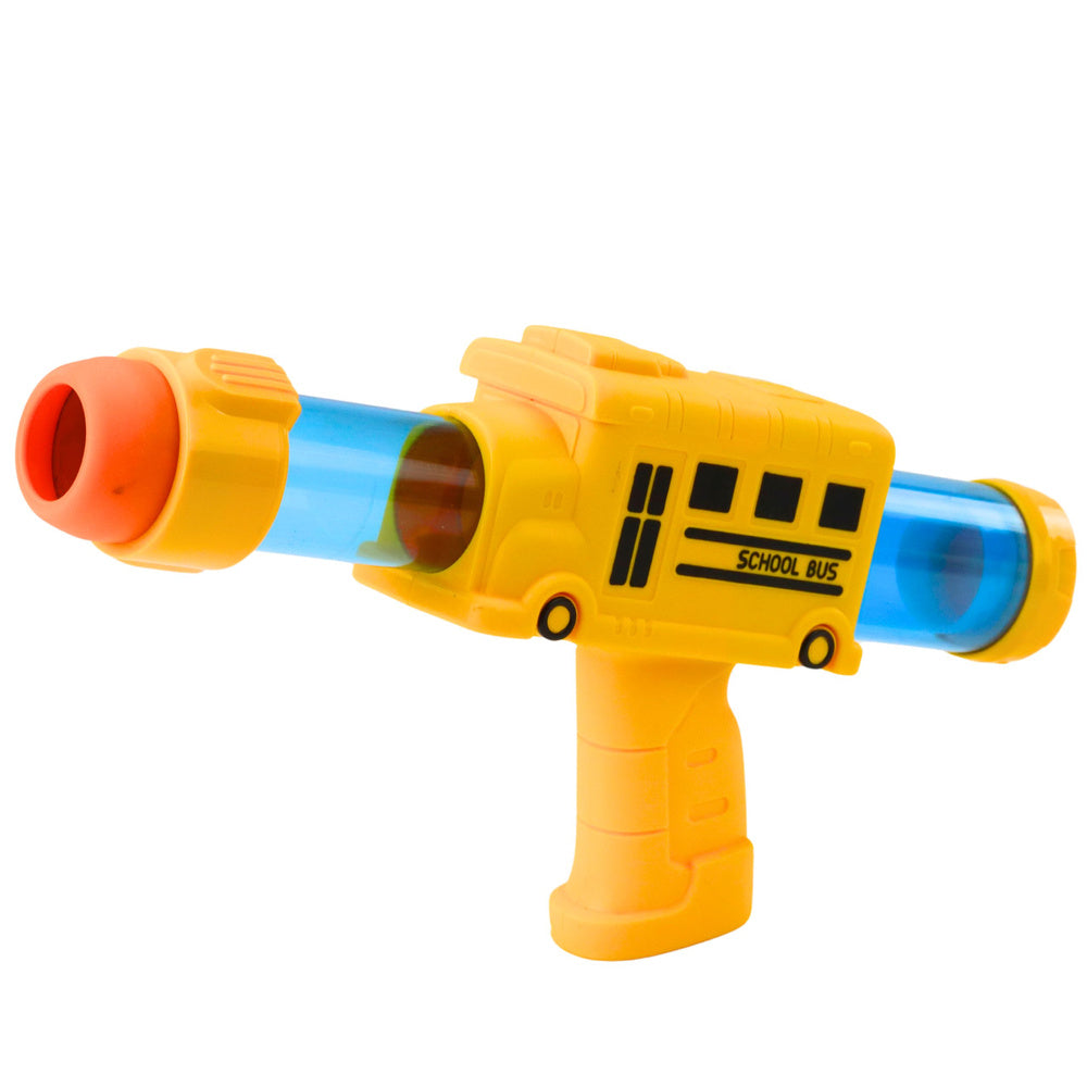 Foam ball blaster school bus yellow 6 pieces.