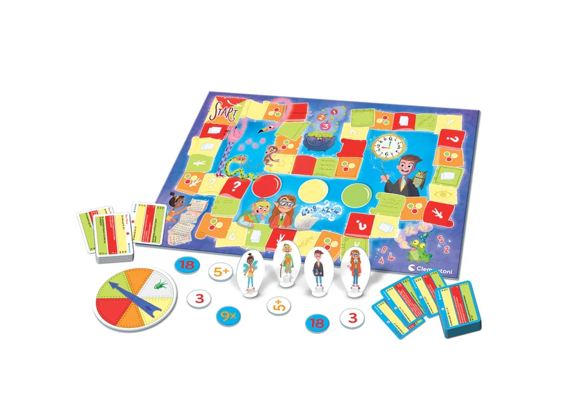 Board Game Mathematical Education Learning through Play Polish Language Clementoni 50778 (2)