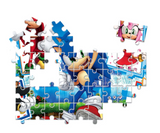 SONIC Clementoni 18318 Puzzle, Memo & Building Blocks Educational Set (3)