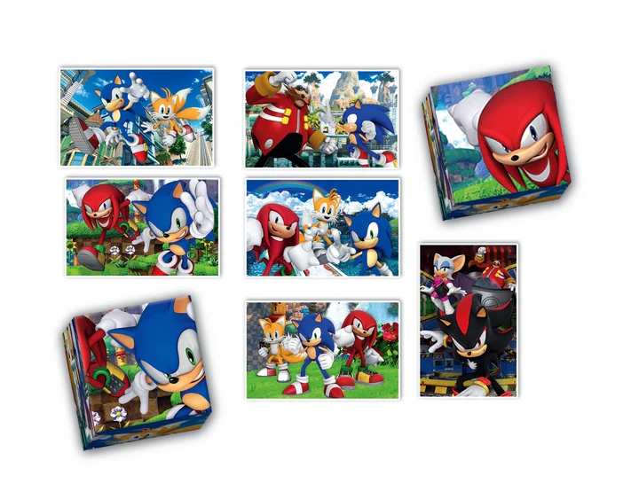 SONIC Clementoni 18318 Puzzle, Memo & Building Blocks Educational Set (2)