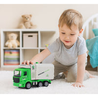 Garbage truck, city lights, noises, green (6)
