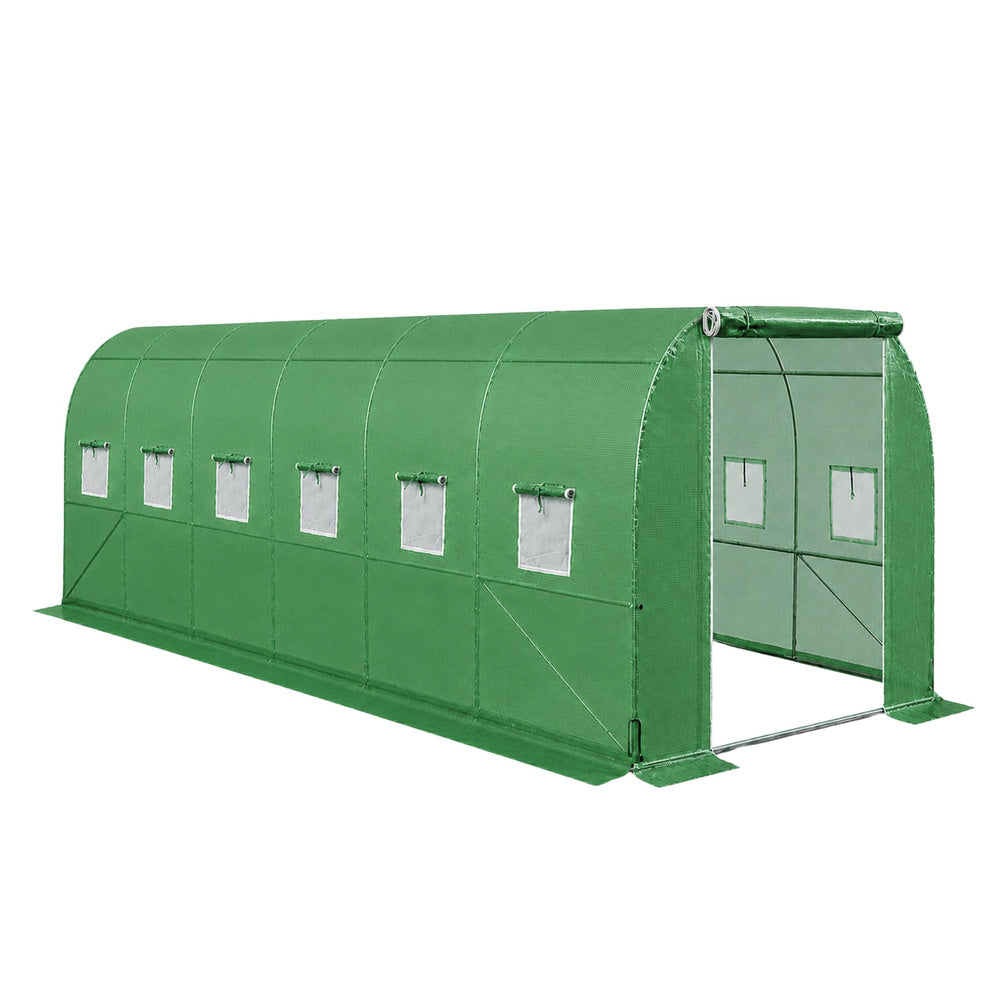 Foil Tunnel Garden Greenhouse PRO Frame 25 mm 6 x 3 x 2 m 18 m² (12)