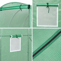 Foil Tunnel Garden Greenhouse PRO Frame 25 mm 6 x 3 x 2 m 18 m² (7)
