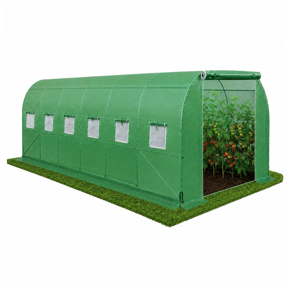 Foil tunnel garden greenhouse PRO frame 25 mm 10 x 4 x 2 m 40 m² (2)