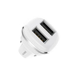 Borofone - car charger 2x USB, white (3)