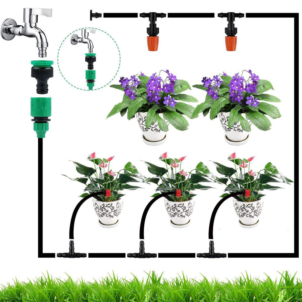 Automatic Garden Drip Irrigation System Set 55 m + 15 m, 386 pieces (2)