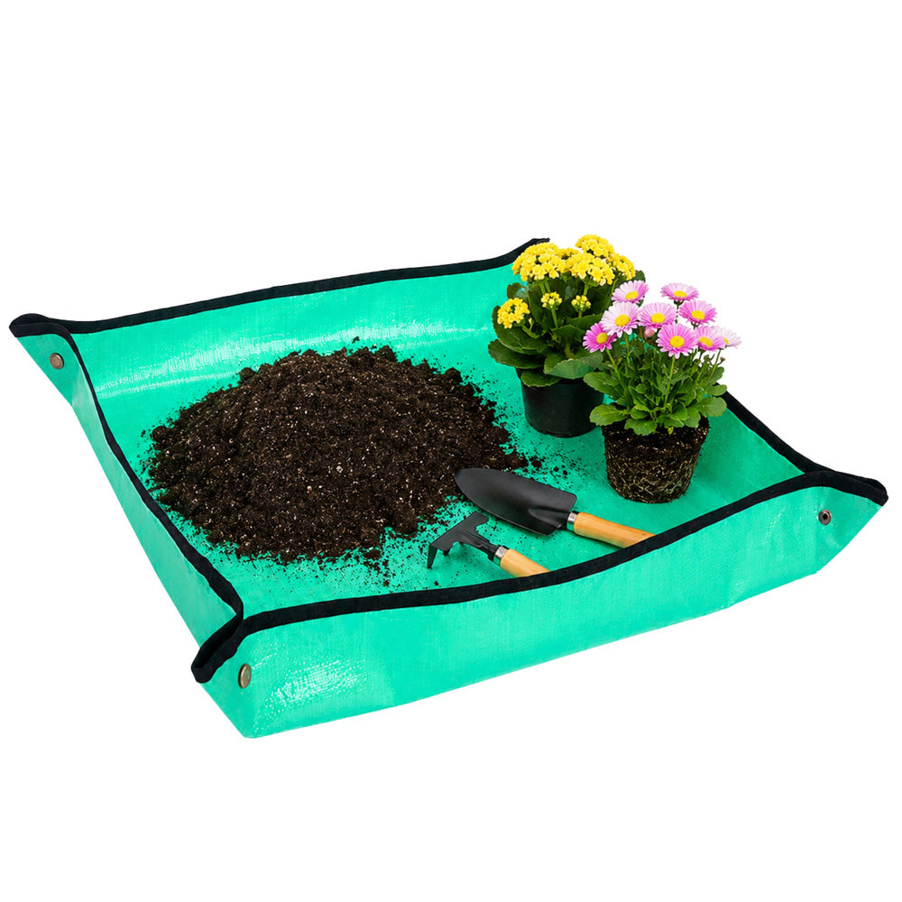 Gardening mat for repotting plants and flowers, 100 x 80 cm