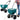 Rotary seeder on wheels for sowing grass seed, salt, and sand, 27 l