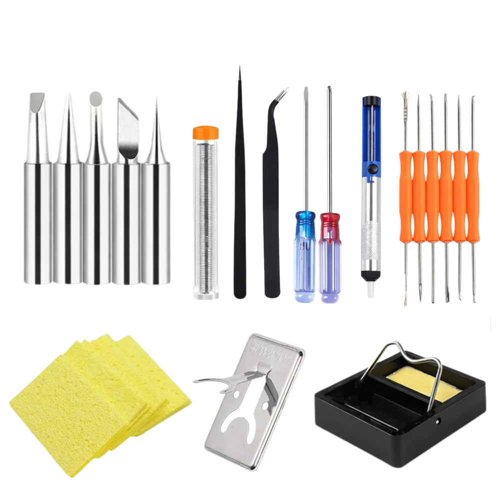 Soldering set, 60W precision soldering iron, accessory case (2)