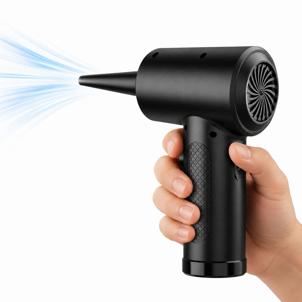 Electric dust blower compressor brush head set (2)