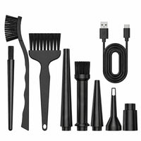 Electric dust blower compressor brush head set (3)