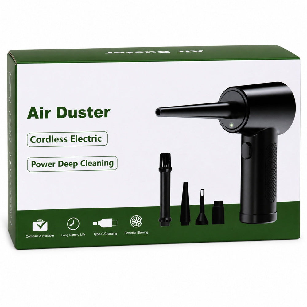 Electric dust blower compressor brush head set (7)
