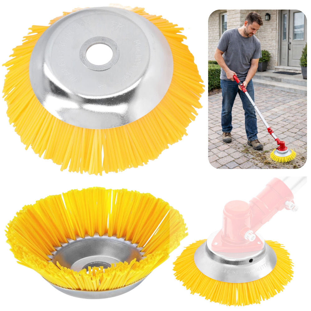 Silicon brush for brushcutter, brushcutter disc 200 mm/25.4 mm
