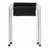 Camping furniture set, folding table, 4 stools, black suitcase (7)