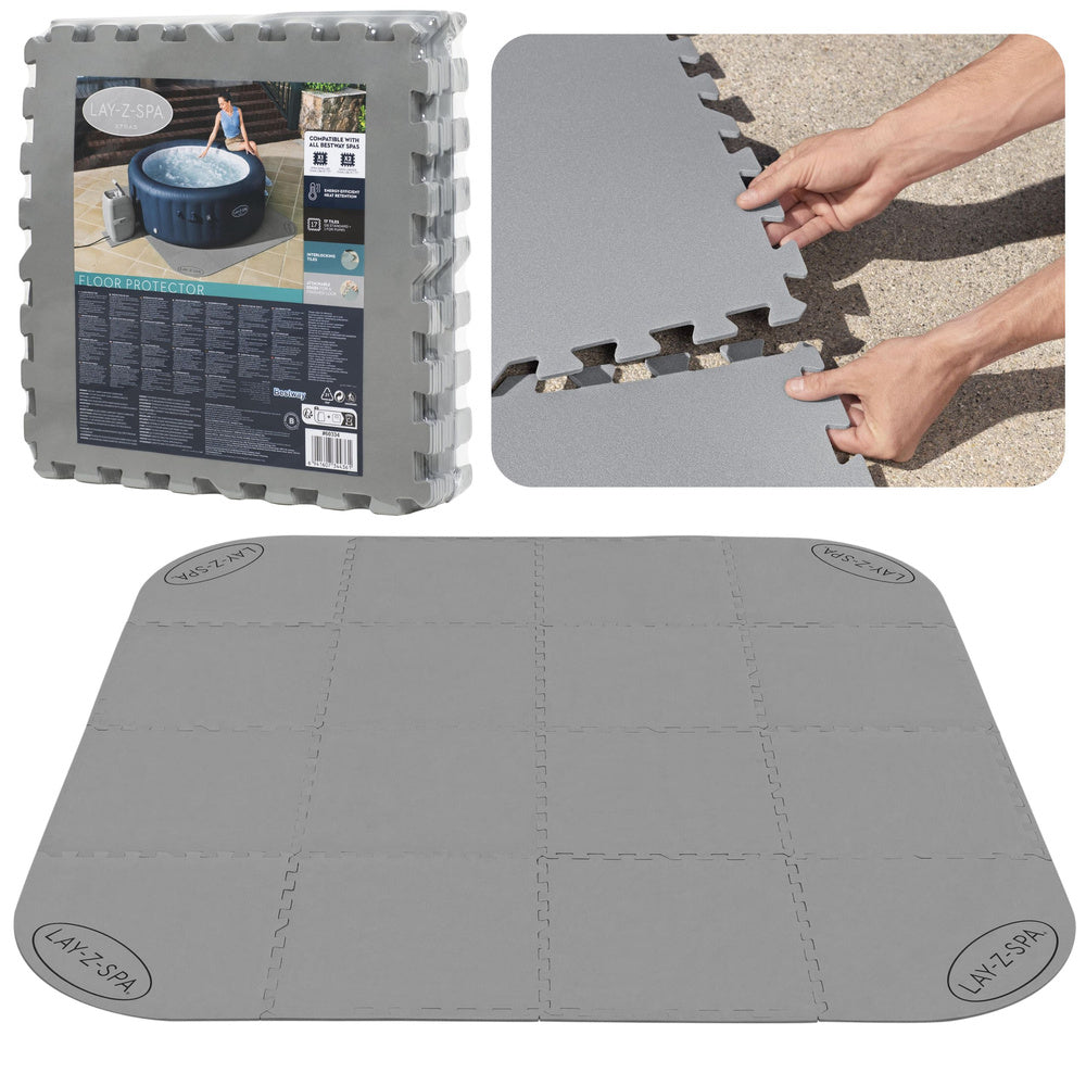 Lay-Z-Spa Foam Floor Protector for Hot Tubs 196 x 196 cm Bestway 60334