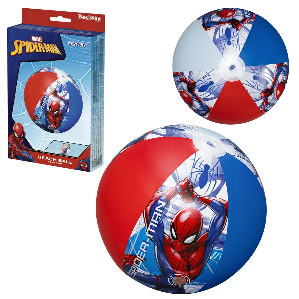 Marvel Spider-Man inflatable beach ball, 51 cm, Bestway 98002