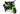 XW-07 battery-powered motorcycle with illuminated LED wheels, green