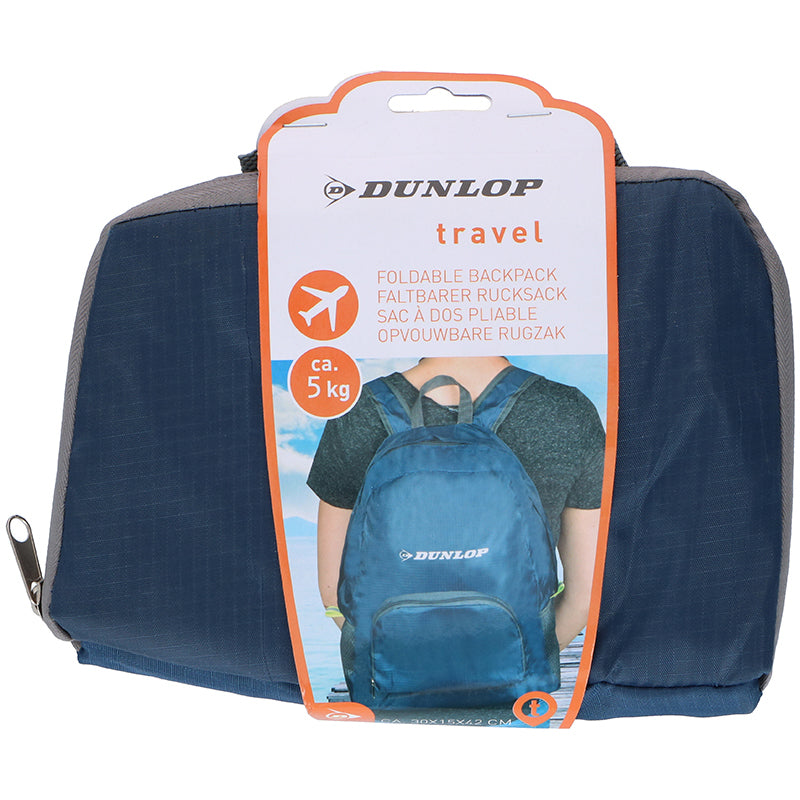 Dunlop - Folding backpack (blue) (3)