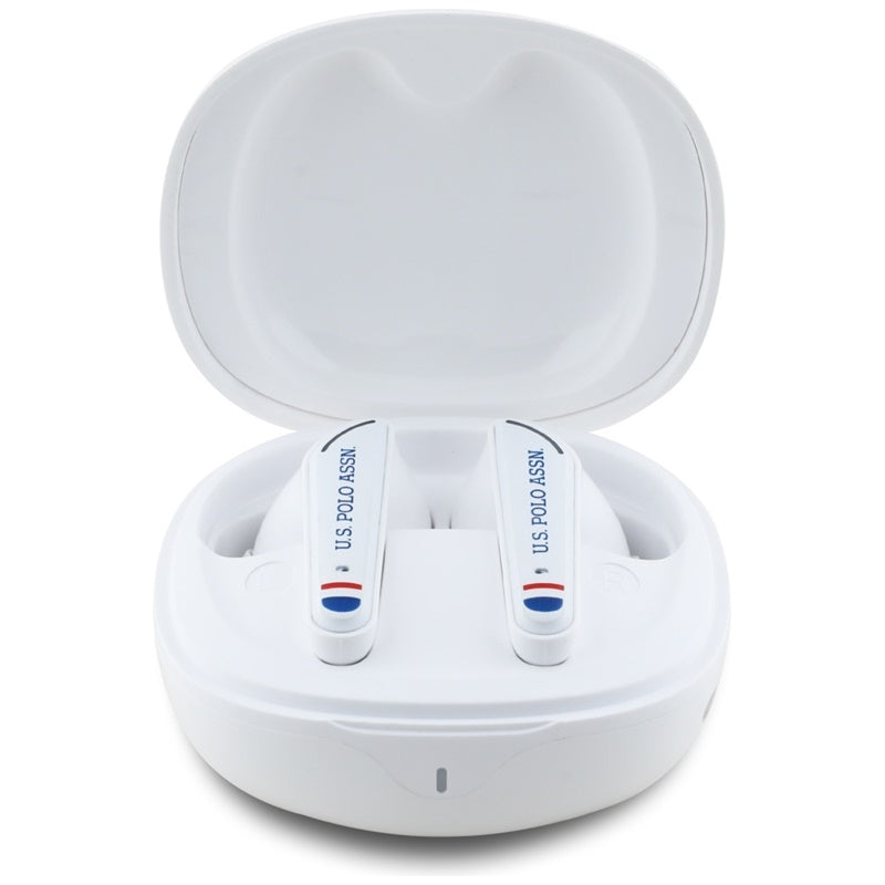 US Polo Assn DH Logo - TWS Earbuds + Charging Case (White) (2)