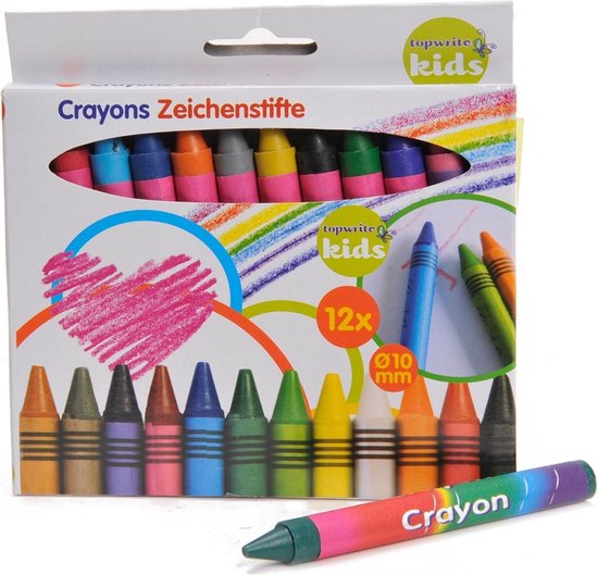 Topwrite - 12-piece pastel crayon set (2)