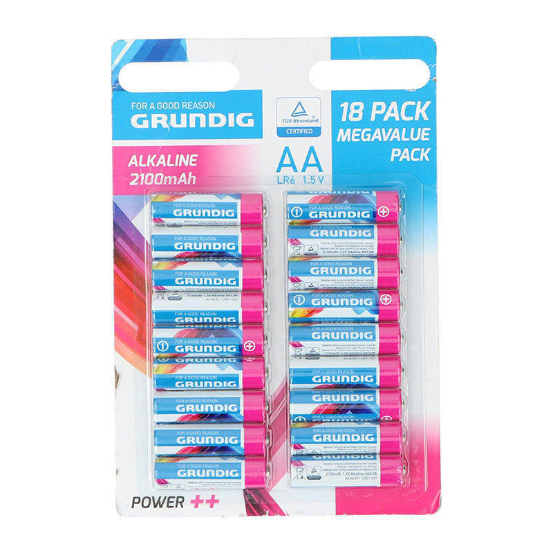 Grundig - Set of AA / LR6 1.5 V alkaline batteries, 18 pcs