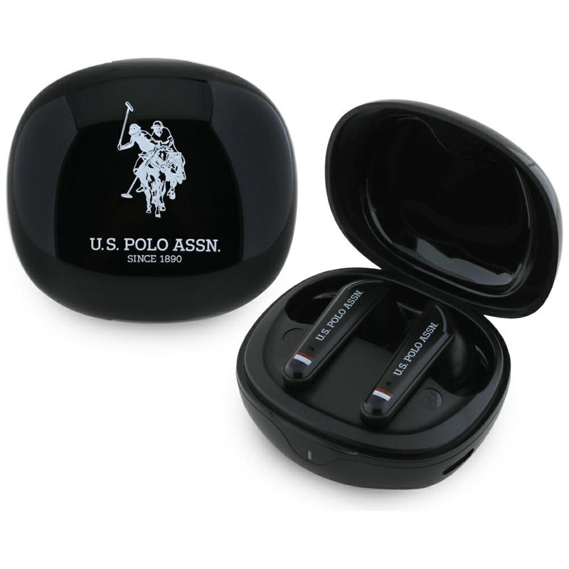 US Polo Assn DH Logo - TWS earphones + charging case (black)