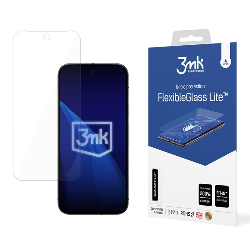 3mk FlexibleGlass Lite – Hybrid glass for Google Pixel 9a