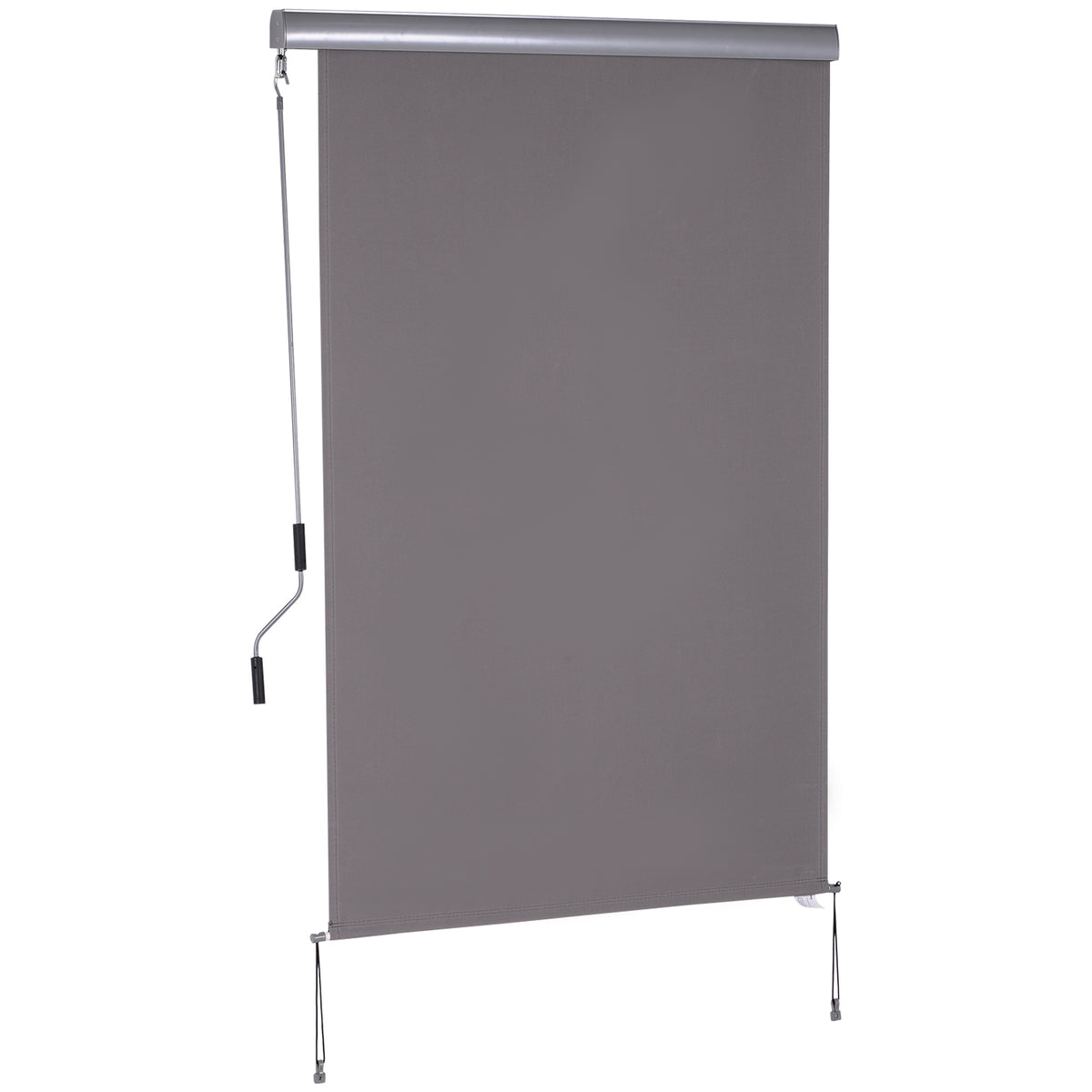 Vertical Awning Balcony Awning Vertical Blind Windbreak Side Roller Blind Privacy Screen with Hand Crank